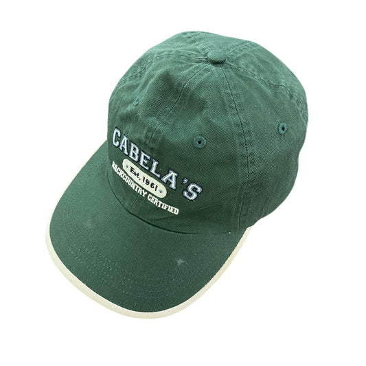 Cabela's　カベラス　6パネルキャップ　ベースボールキャップ　緑　グリーン　