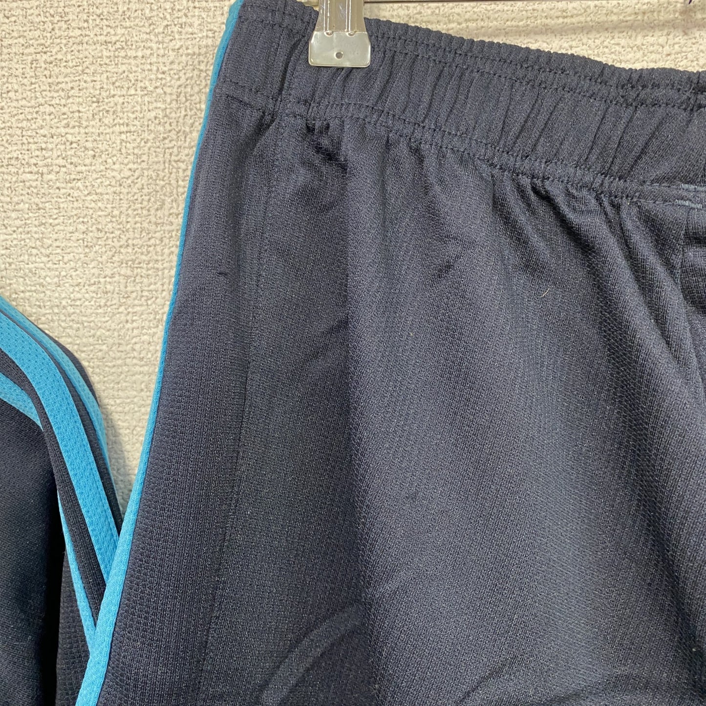 adidas　アディダス　ジャージセットアップ　トラックジャケット　トラックパンツ　ネイビー　Oサイズ