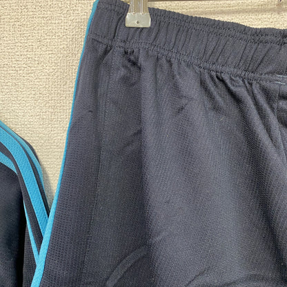 adidas　アディダス　ジャージセットアップ　トラックジャケット　トラックパンツ　ネイビー　Oサイズ