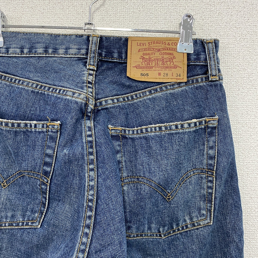 Levi's　リーバイス　505　デニムパンツ/ジーンズ　ジップフライ　インディゴ　W28サイズ