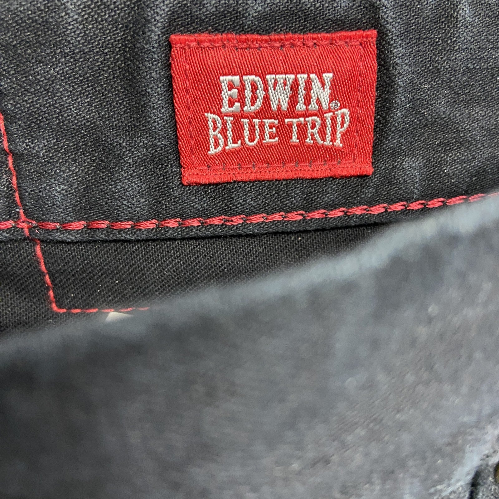 EDWIN　エドウィン　BLUE TRIP　ブラックデニムパンツ/ジーンズ　ジップフライ　黒　ブラック　34サイズ