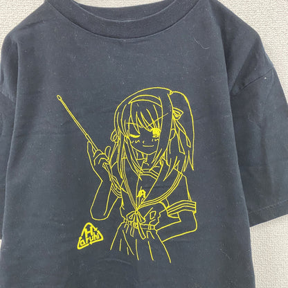 Maximum　涼宮ハルヒの憂鬱　半袖プリントTシャツ　黒　ブラック　XLサイズ