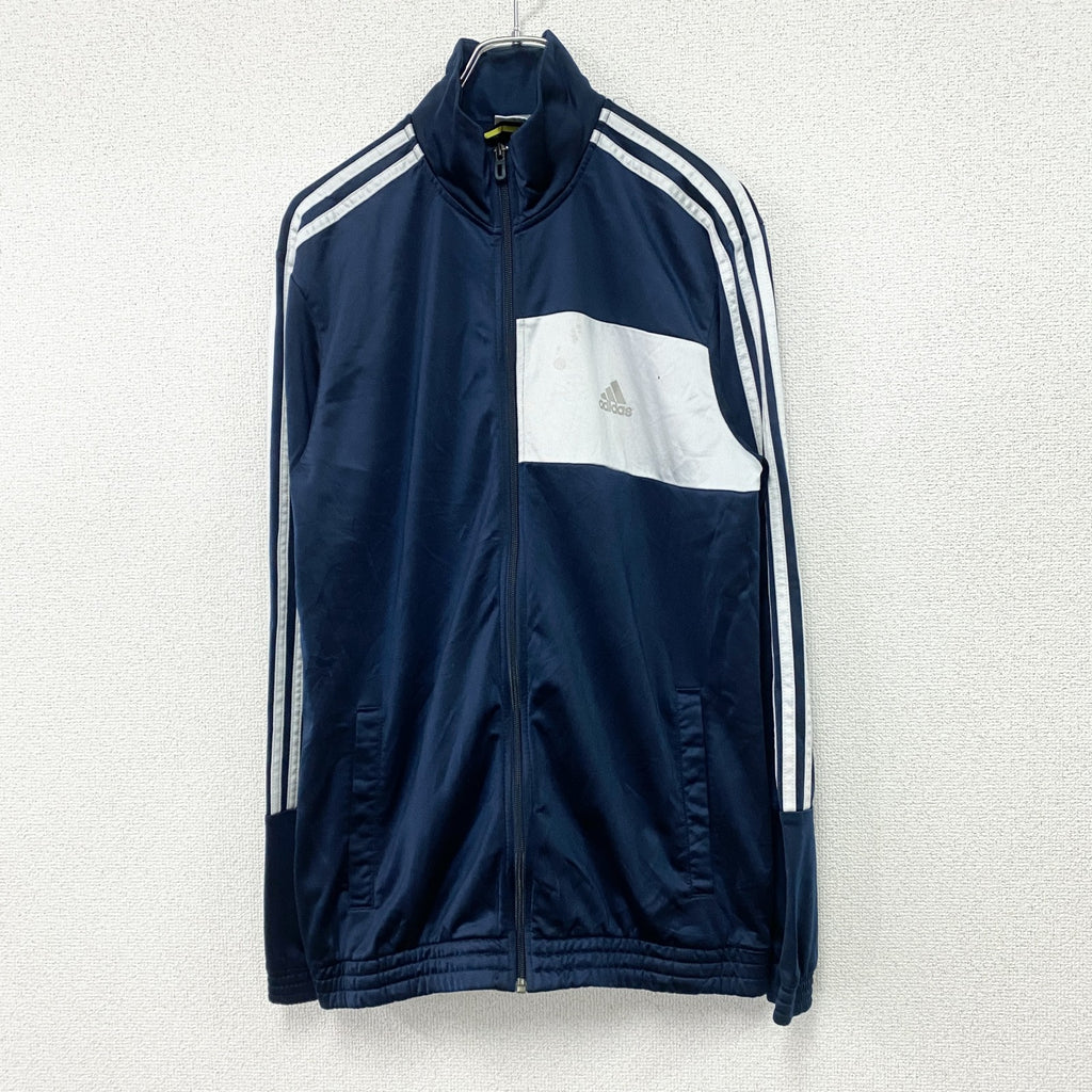 adidas　アディダス　トラックジャケット/ジャージ　パフォーマンスロゴ　紺　ネイビー　Lサイズ
