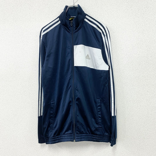 adidas　アディダス　トラックジャケット/ジャージ　パフォーマンスロゴ　紺　ネイビー　Lサイズ