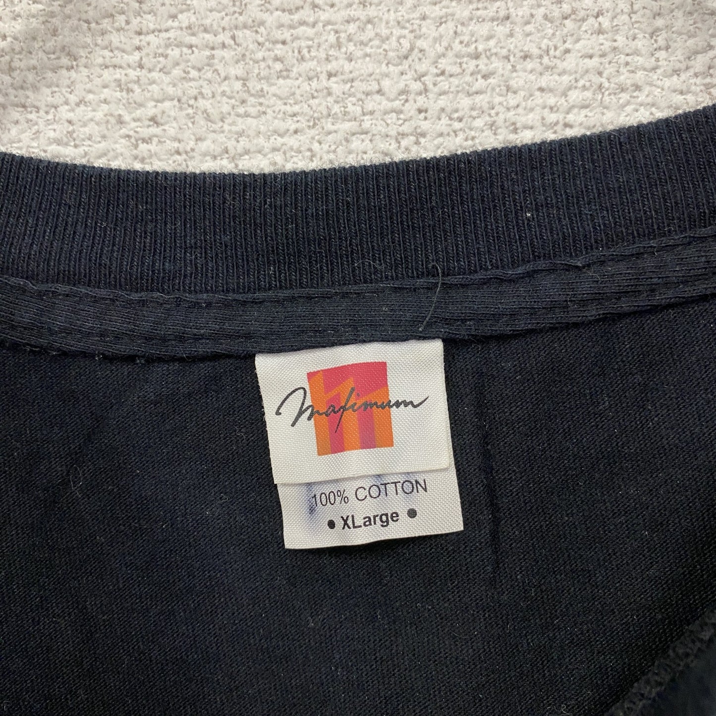 Maximum　涼宮ハルヒの憂鬱　半袖プリントTシャツ　黒　ブラック　XLサイズ