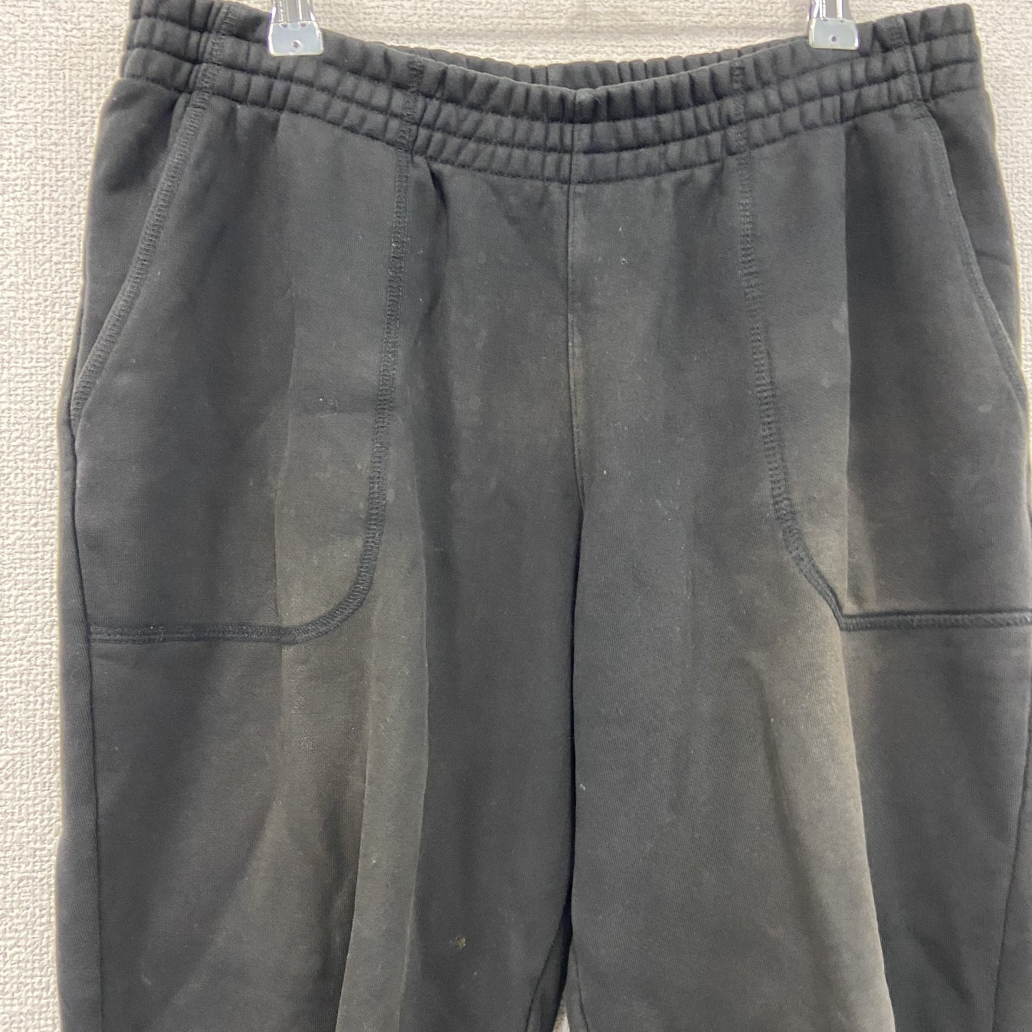 90s　adidas　アディダス　EQUIPMENT　エキップメント　スウェットパンツ　パフォーマンスロゴ　黒　ブラック　Lサイズ