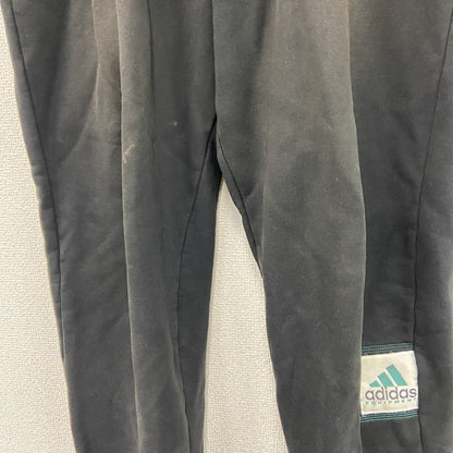 90s　adidas　アディダス　EQUIPMENT　エキップメント　スウェットパンツ　パフォーマンスロゴ　黒　ブラック　Lサイズ