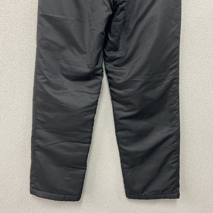 adidas　アディダス　CLIMAPROOF　クライマプルーフ　トラックパンツ　中綿入り　刺繡ロゴ　黒　ブラック　Sサイズ