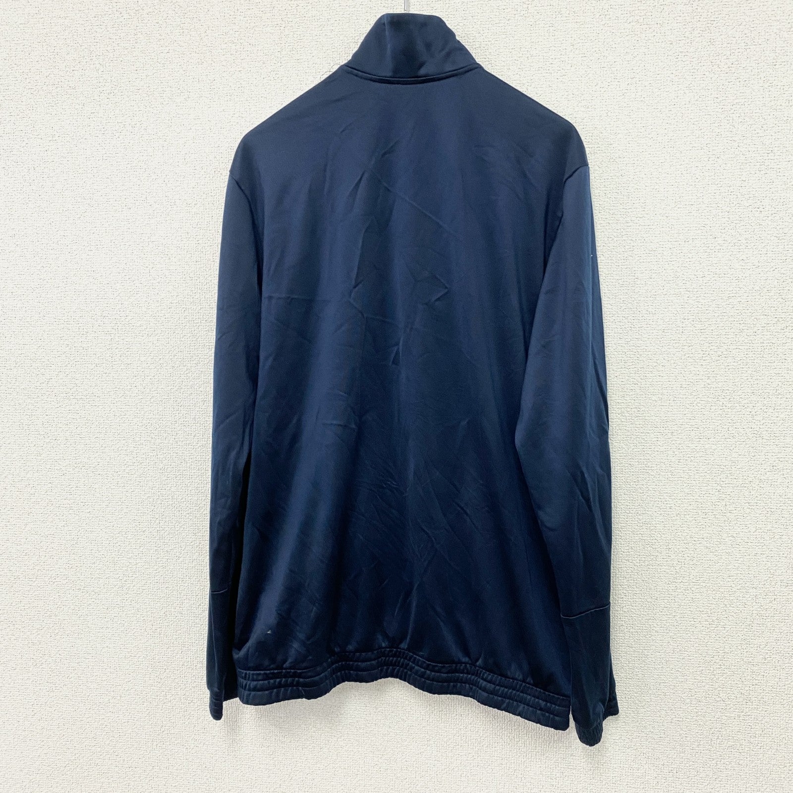 adidas　アディダス　トラックジャケット/ジャージ　パフォーマンスロゴ　紺　ネイビー　Lサイズ