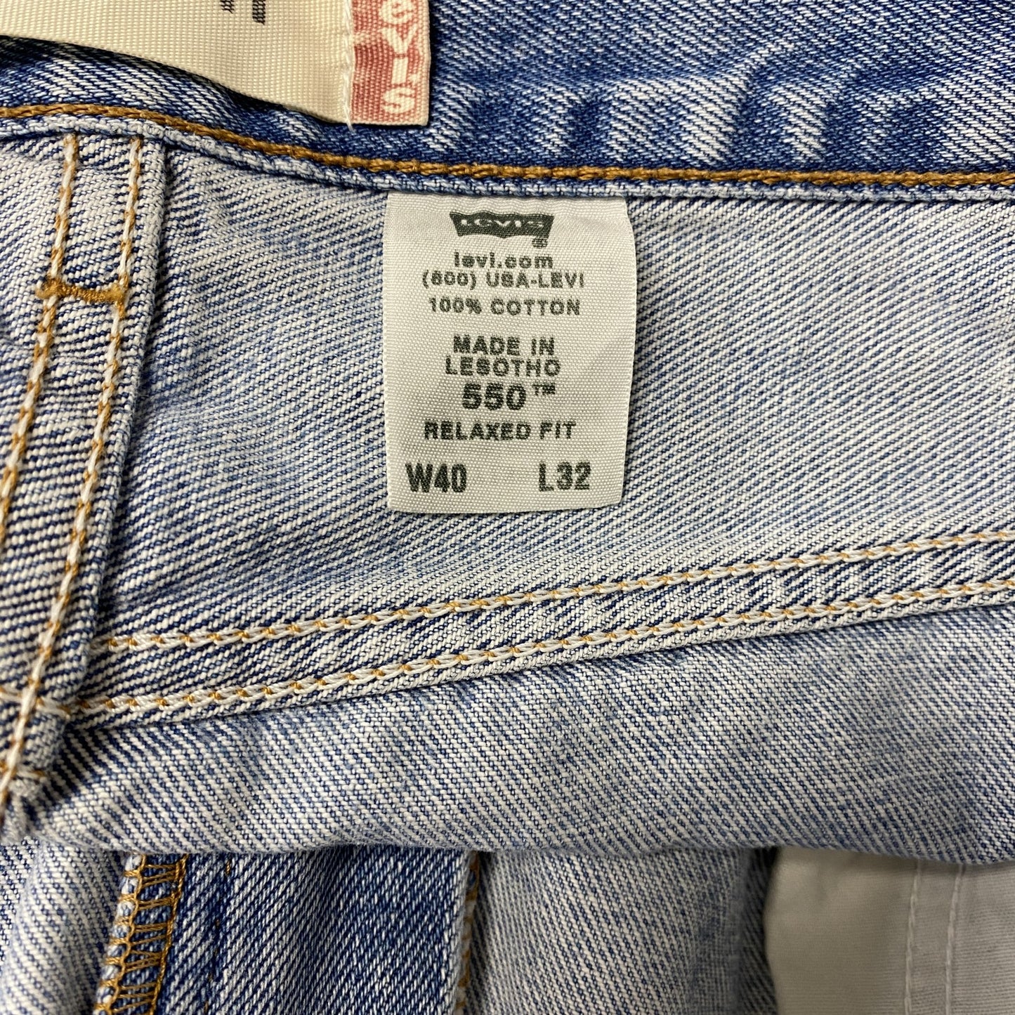 Levi’s　リーバイス　550　デニムパンツ/ジーンズ　ジッパーフライ　インディゴ　W40サイズ
