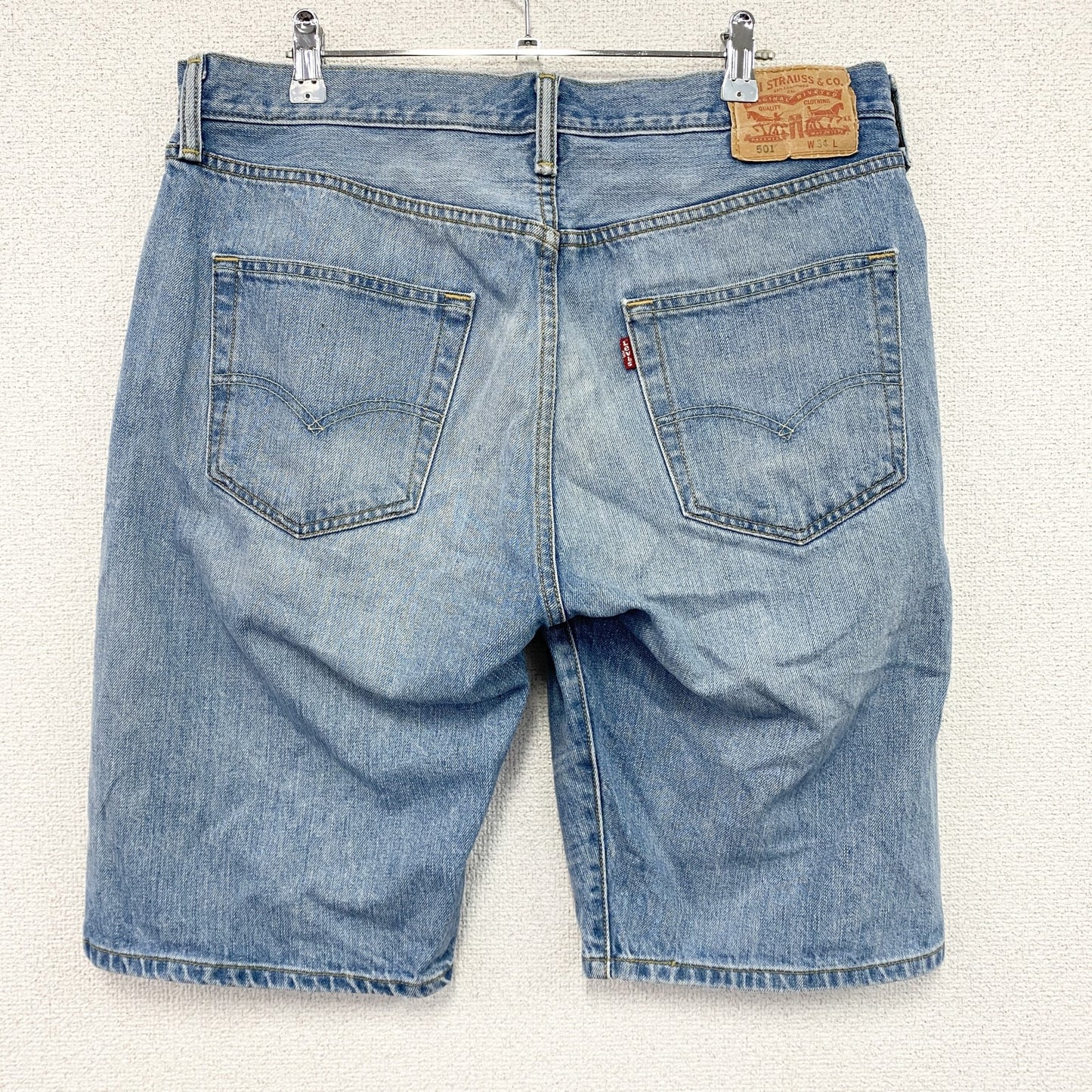 Levi's　リーバイス　501　デニムハーフパンツ/ジーンズ　ボタンフライ　インディゴ　W34サイズ