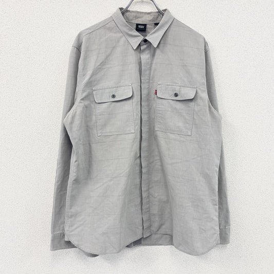 Levi’ｓ　リーバイス　長袖シャツ　灰色　グレー　XLサイズ