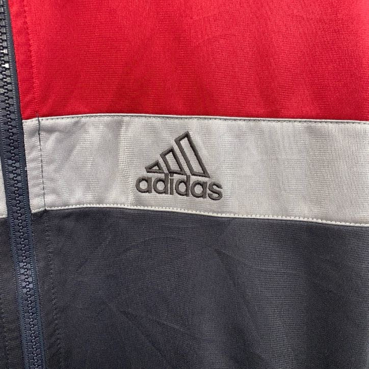 90s　adidas　アディダス　フルジップトラックジャケット/ジャージ　ヴィンテージ　マルチカラー　Lサイズ