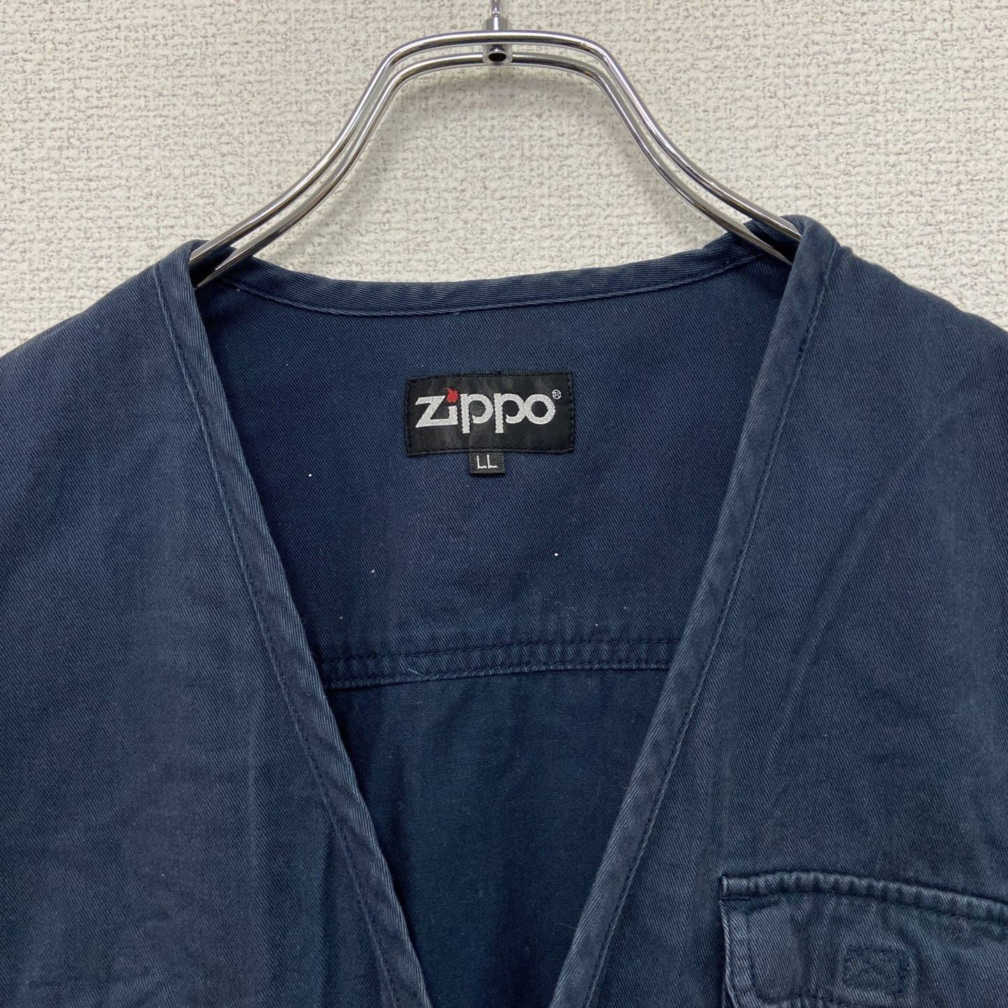 ～00s　Zippo　ジッポ　ユーティリティベスト　ハンティングベスト　紺　ネイビー　XLサイズ