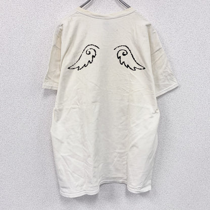 GILDAN　ギルダン　半袖プリントTシャツ　漢字T　文字T　ゴキゲンファクトリー　白　ホワイト　Lサイズ