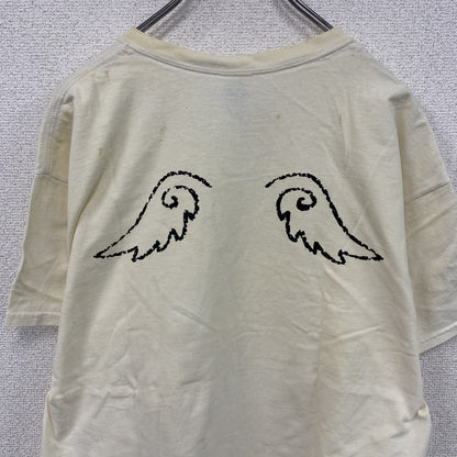 GILDAN　ギルダン　半袖プリントTシャツ　漢字T　文字T　ゴキゲンファクトリー　白　ホワイト　Lサイズ
