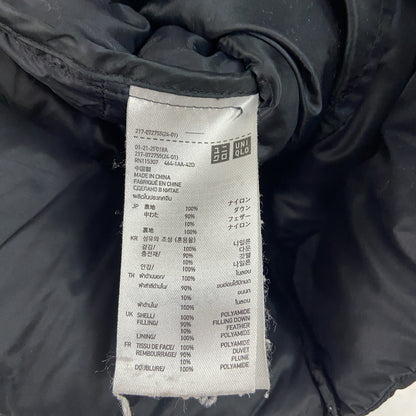 UNIQLO　ユニクロ　ウルトラライトダウンロングコート　フーデットコート　黒　ブラック　Sサイズ
