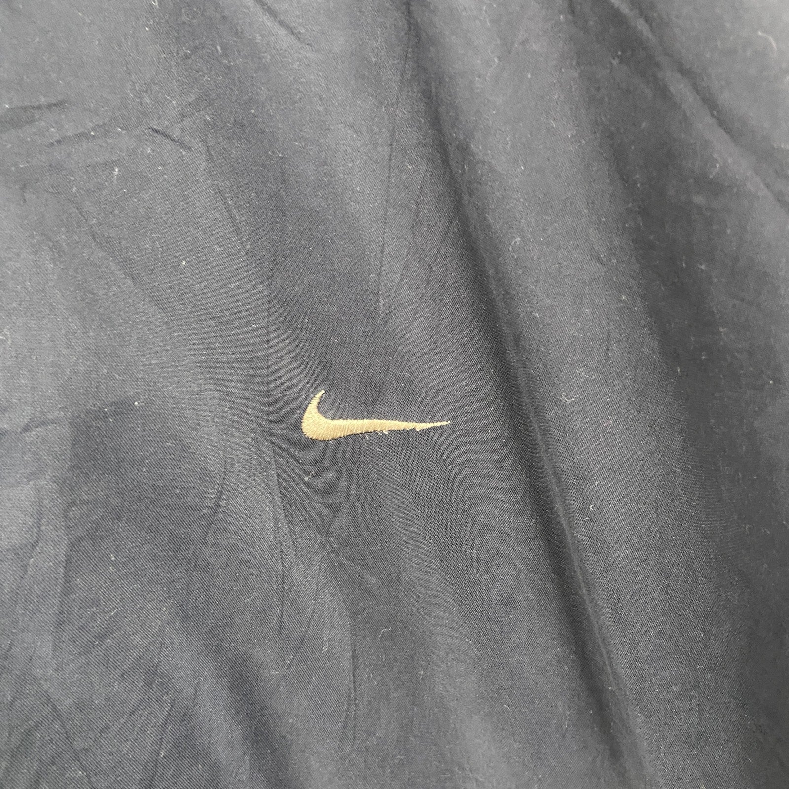 NIKE GOLF　ナイキゴルフ　ハーフジップリバーシブルブルゾン　黒　ブラック　ベージュ　2XLサイズ