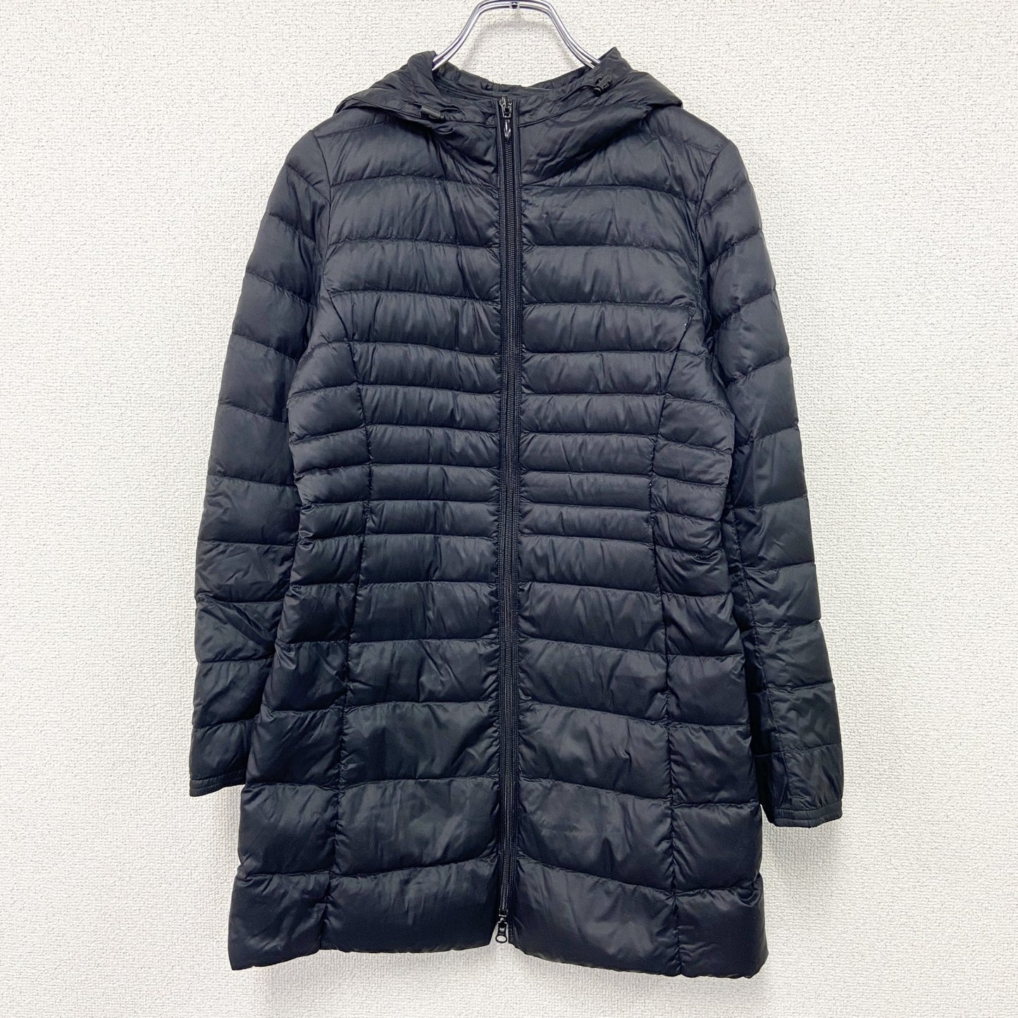 UNIQLO　ユニクロ　ウルトラライトダウンロングコート　フーデットコート　黒　ブラック　Sサイズ