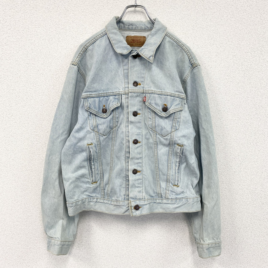 90s　Levi's　リーバイス　70506　デニムジャケット/Gジャン　ヴィンテージ　ライトブルー　XLサイズ