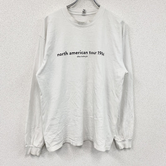 ロサンゼルスアパレル　長袖Tシャツ/ロンT　白　ホワイト　Lサイズ
