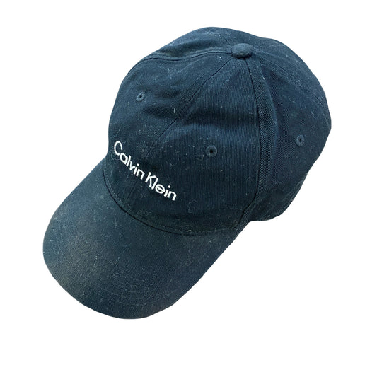 Calvin Klein　カルバンクライン　6パネルキャップ　ベースボールキャップ　黒　ブラック　ワンサイズ　