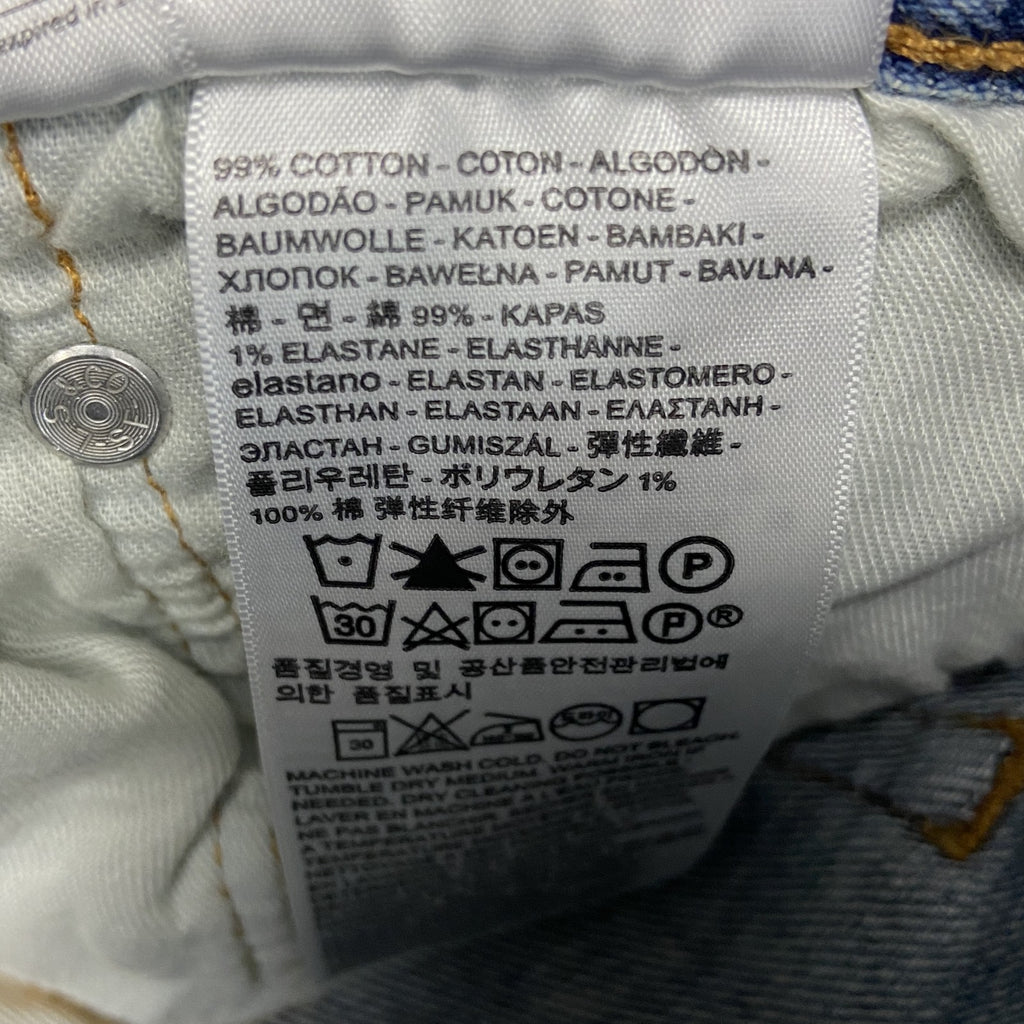 Levi’s　リーバイス　511　デニムパンツ/ジーンズ　ジップフライ　縦落ち　インディゴ　W31サイズ
