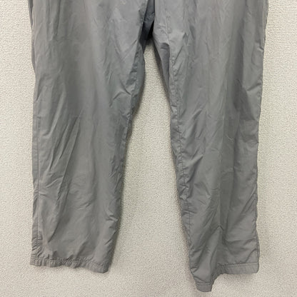 adidas　アディダス　CLIMAPROOF　クライマプルーフ　トラックパンツ　刺繡ロゴ　グレー　Lサイズ