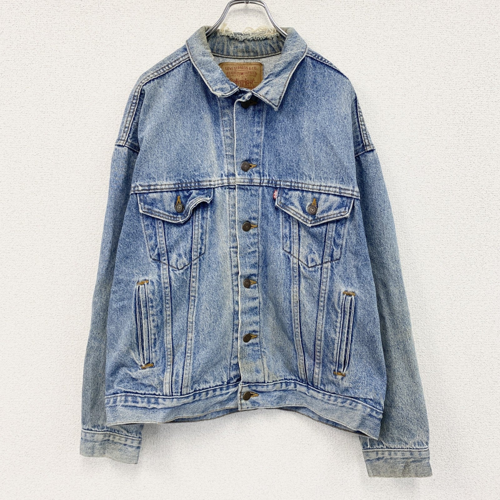 ～90s　Levi's　リーバイス　70507　デニムジャケット/Gジャン　ヴィンテージ　インディゴ　Lサイズ