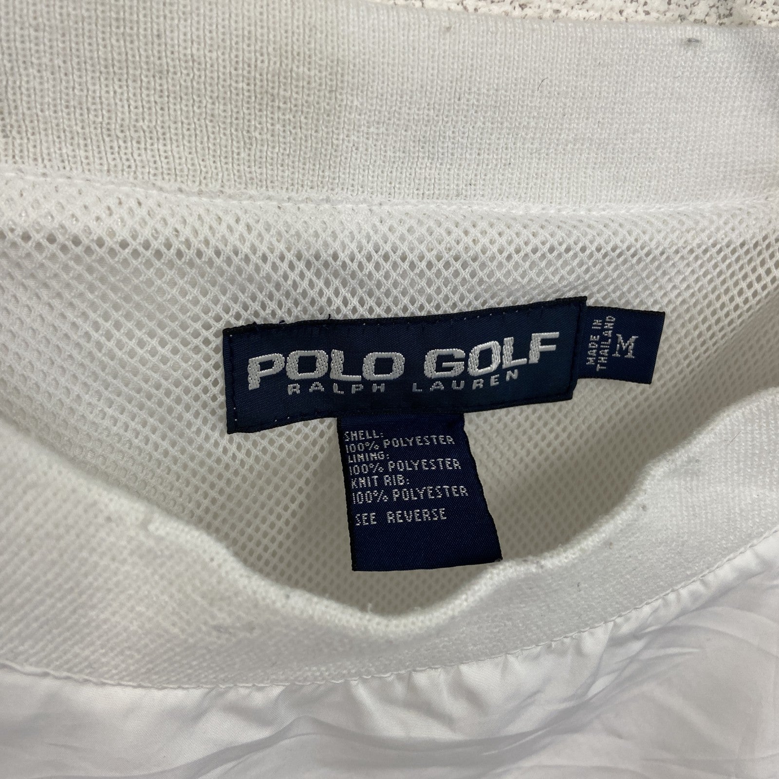 Polo Ralph Lauren　ポロラルフローレン　ポロゴルフ　プルオーバー　白　ホワイト　Mサイズ