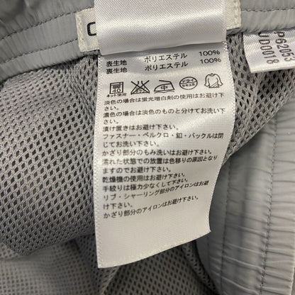 adidas　アディダス　CLIMAPROOF　クライマプルーフ　トラックパンツ　刺繡ロゴ　グレー　Lサイズ