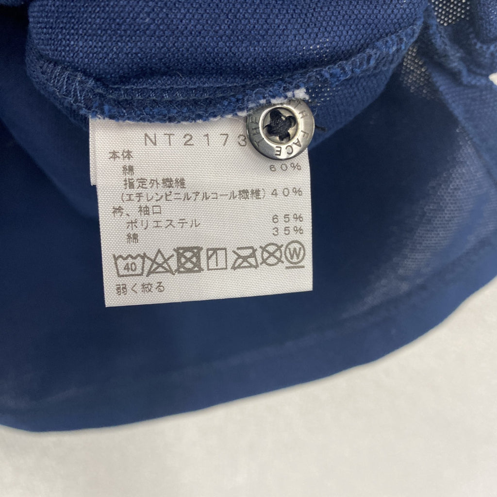 THE NORTH FACE　ザ・ノースフェイス　半袖ポロシャツ　刺繍ロゴ　紺　ネイビー　Lサイズ