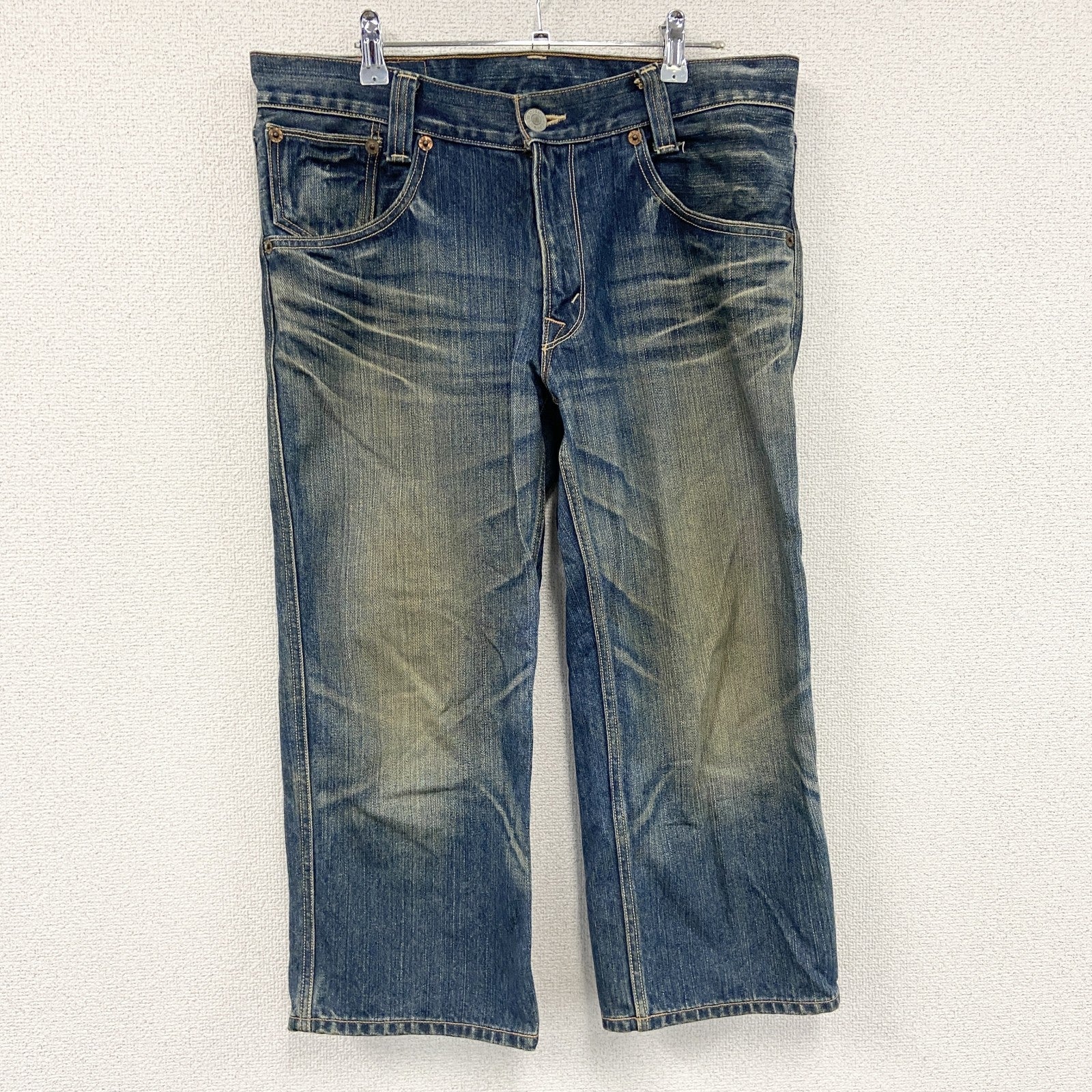 Levi’s　リーバイス　702　デニムパンツ/ジーンズ　ジップフライ　縦落ち　鬼ヒゲ　インディゴ　W34サイズ