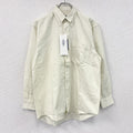90s　NAUTICA　ノーティカ　長袖ボタンダウンシャツ　デッドストック　ヴィンテージ　アイボリー　Sサイズ