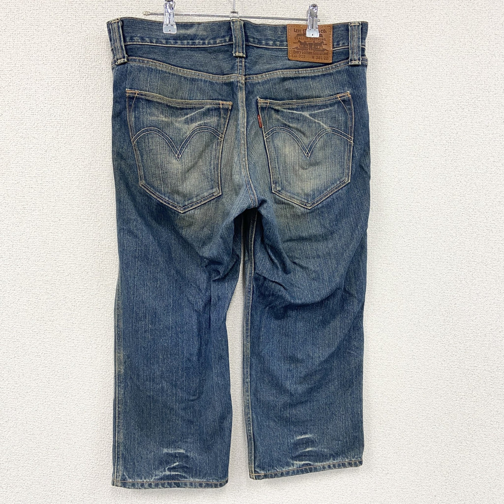 Levi’s　リーバイス　702　デニムパンツ/ジーンズ　ジップフライ　縦落ち　鬼ヒゲ　インディゴ　W34サイズ