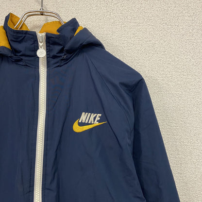 NIKE　ナイキ　フルジップパーカー　ウィンドブレーカー　中綿入り　紺　ネイビー　Lサイズ