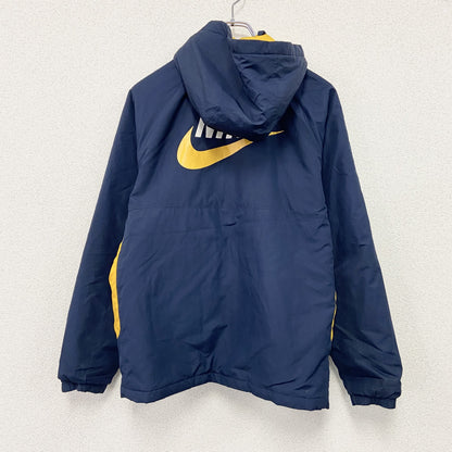 NIKE　ナイキ　フルジップパーカー　ウィンドブレーカー　中綿入り　紺　ネイビー　Lサイズ