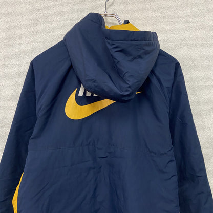 NIKE　ナイキ　フルジップパーカー　ウィンドブレーカー　中綿入り　紺　ネイビー　Lサイズ
