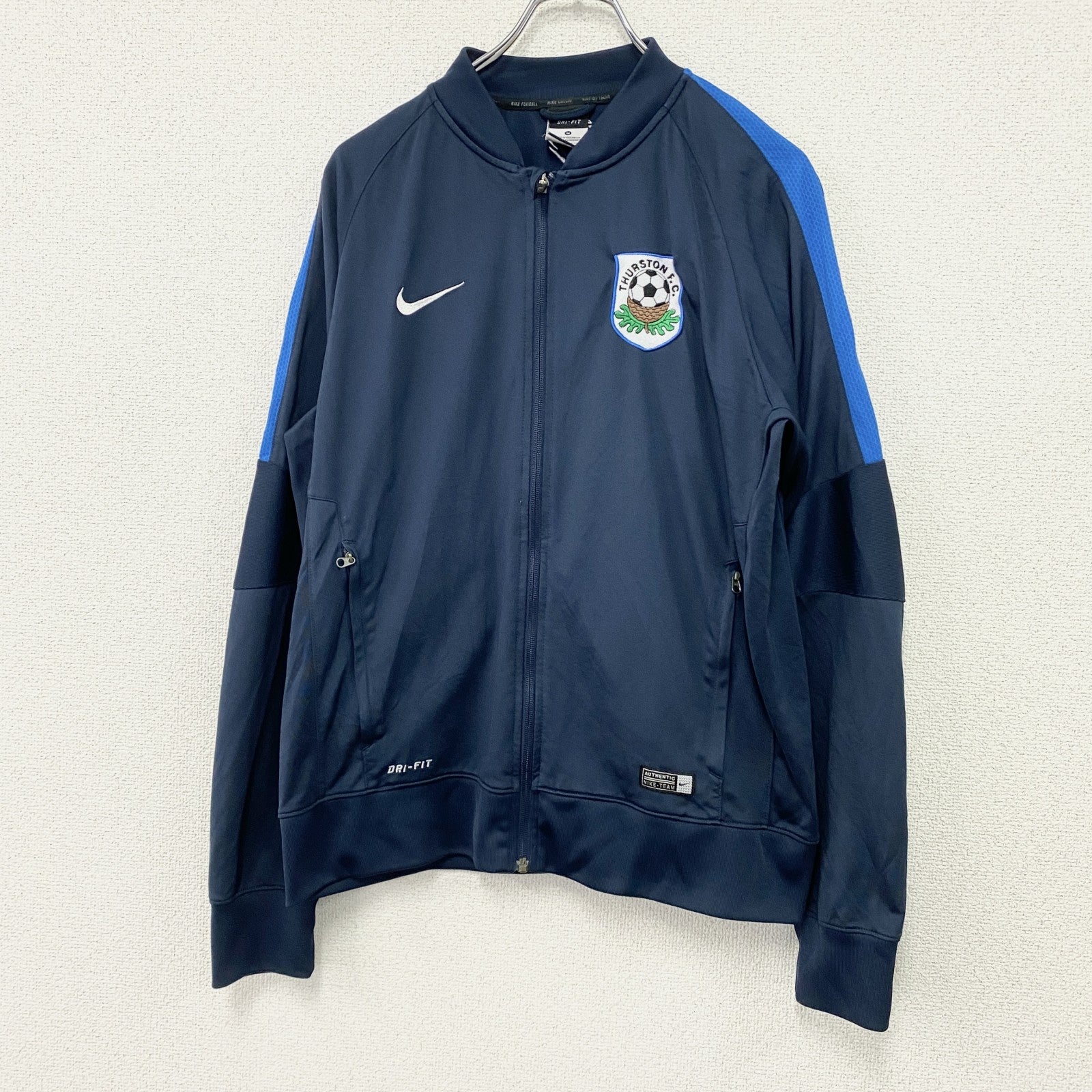 NIKE　ナイキ　トラックジャケット/ジャージ　DRI-FIT　紺　ネイビー　Mサイズ