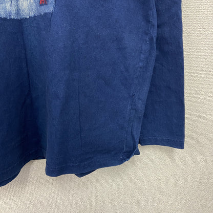 ETERNAL　エターナル　長袖Tシャツ/ロンT　備中倉敷工房　インディゴ　紺　ネイビー　Lサイズ