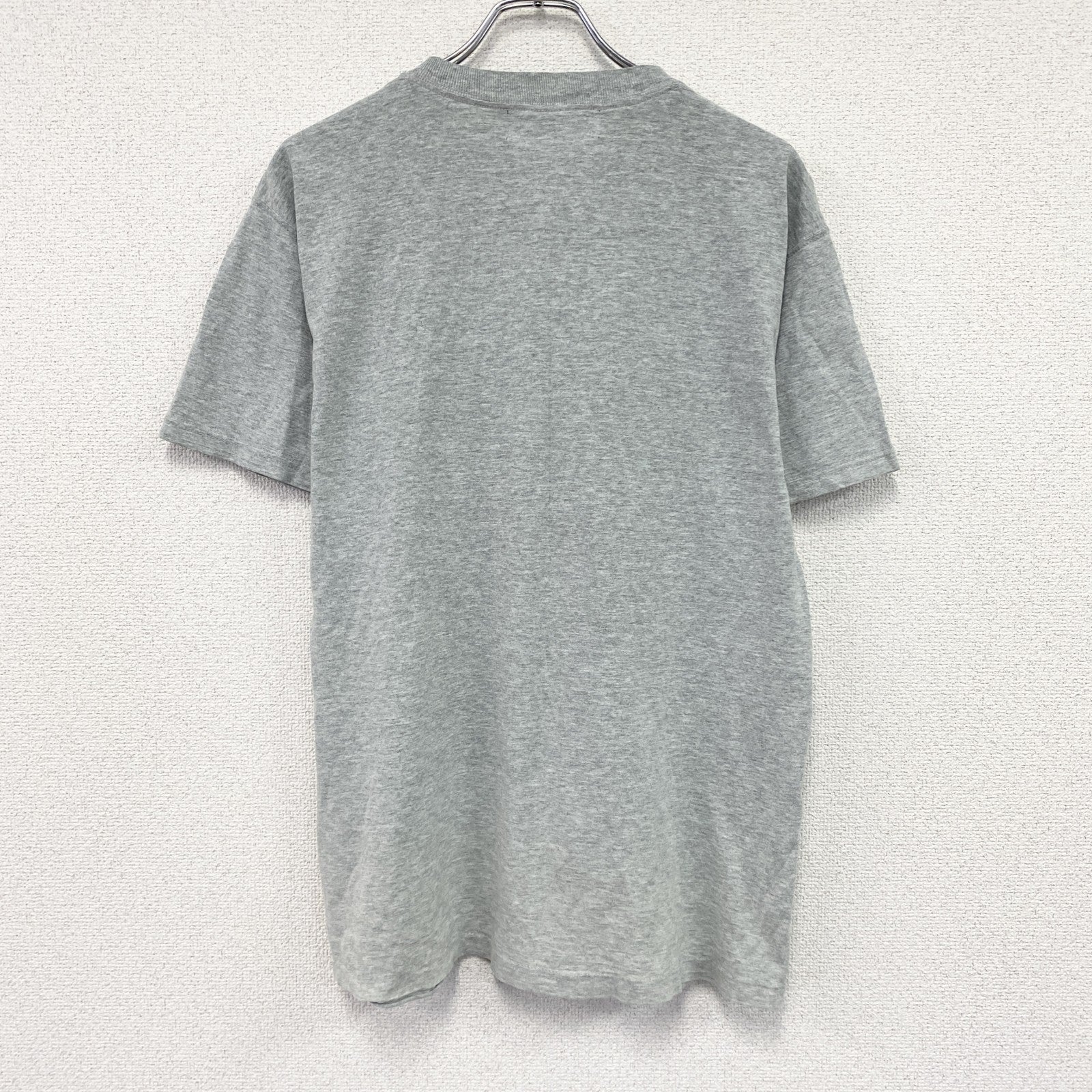 ANGEL BIOtEK　半袖プリントTシャツ　グレー　Lサイズ