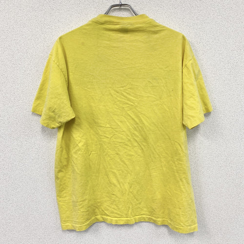 90s　Anvil　アンヴィル　半袖プリントTシャツ　シングルステッチ　USA製　黄色　イエロー　XLサイズ