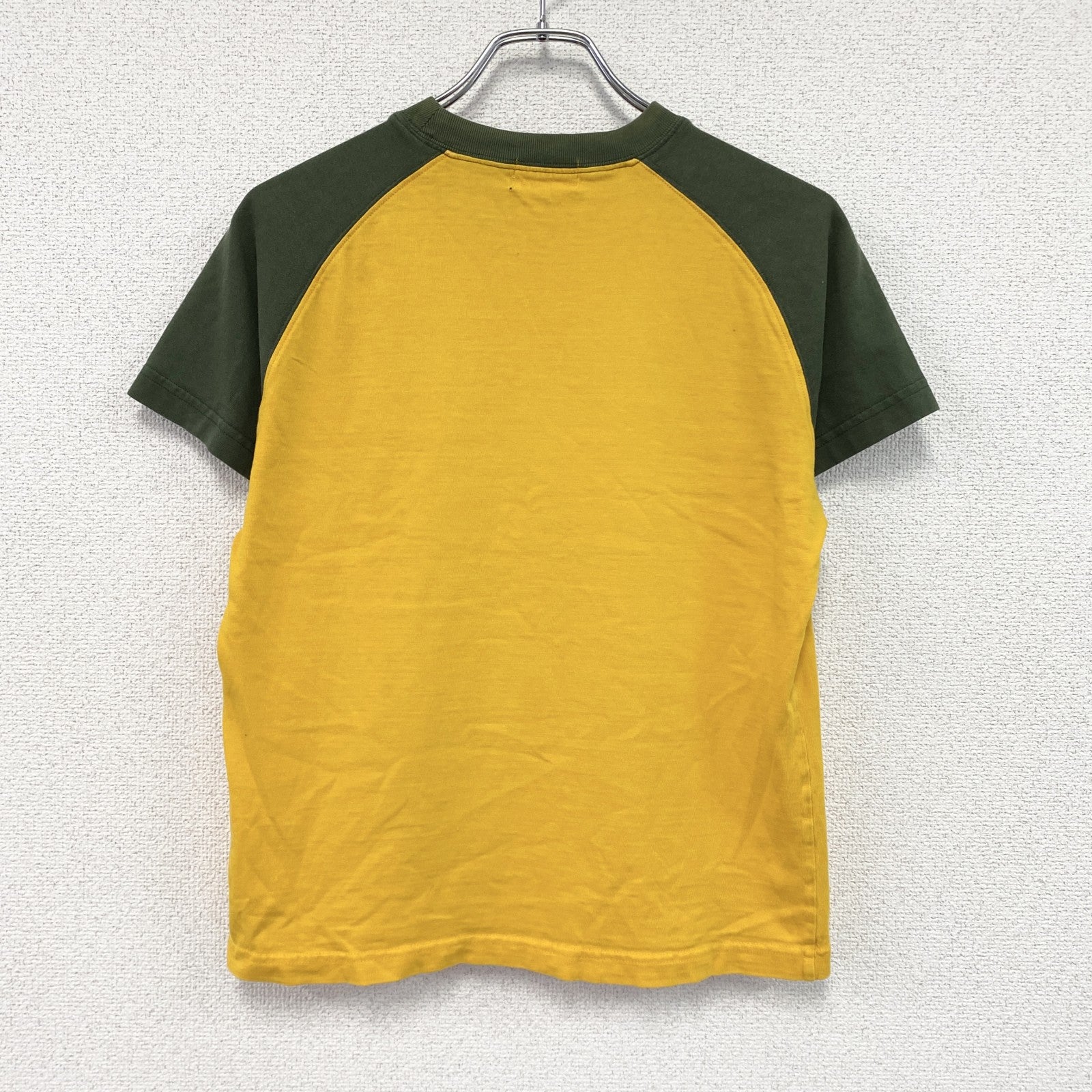 NFL　グリーンベイ・パッカーズ　半袖プリントTシャツ　ラグラン　黄色　イエロー　Mサイズ