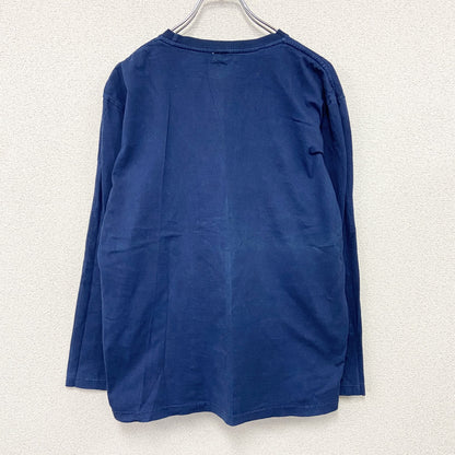 ETERNAL　エターナル　長袖Tシャツ/ロンT　備中倉敷工房　インディゴ　紺　ネイビー　Lサイズ
