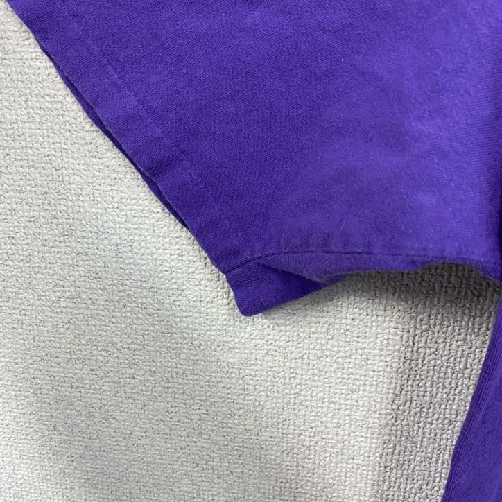 90s　ONEITA　オニータ　半袖プリントTシャツ　シングルステッチ　USA製　紫　パープル　Lサイズ