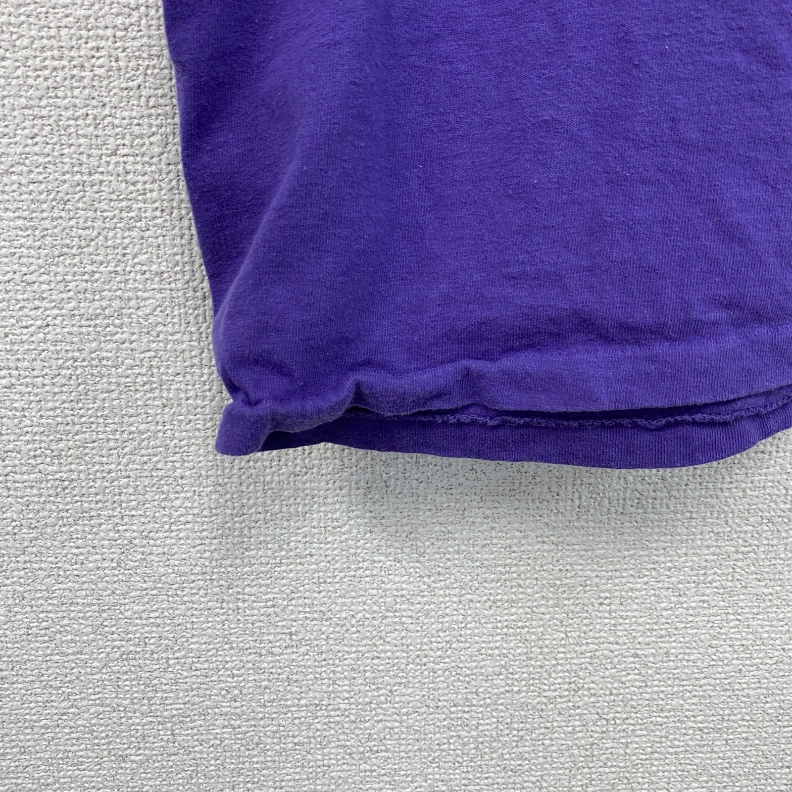 90s　ONEITA　オニータ　半袖プリントTシャツ　シングルステッチ　USA製　紫　パープル　Lサイズ