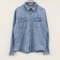 Wrangler　ラングラー　長袖デニムシャツ　2つポケット　フラップポケット　インディゴ　XLサイズ