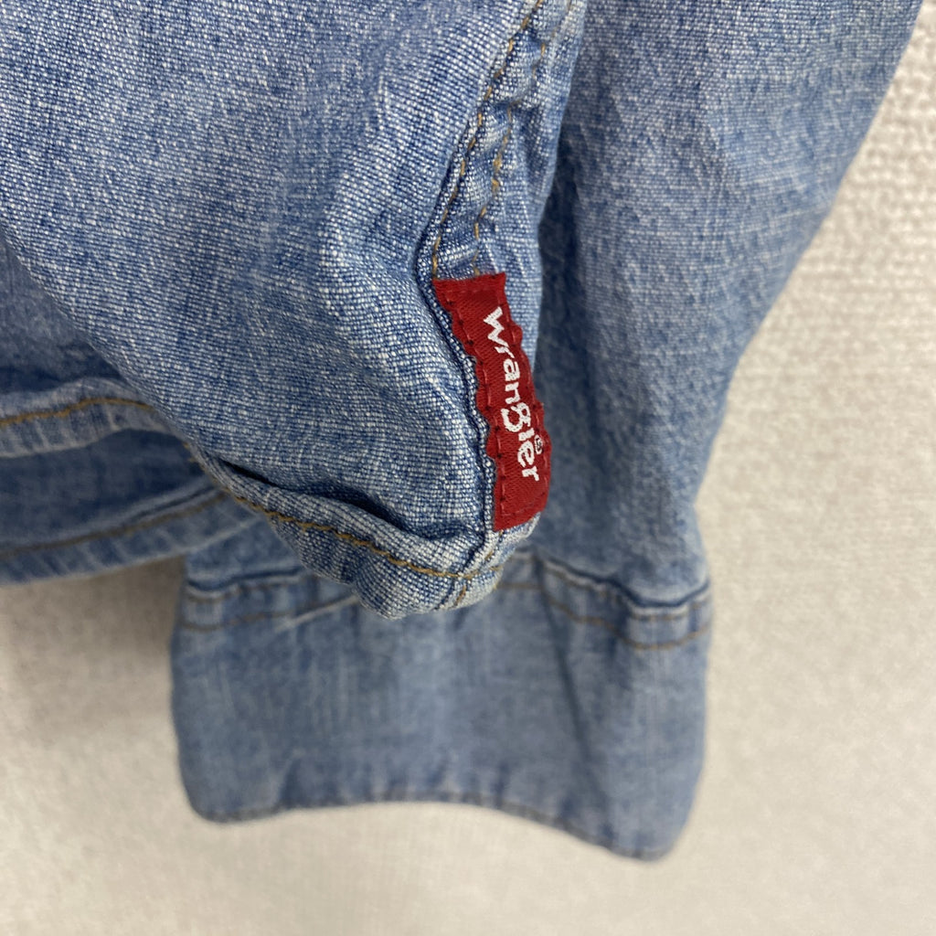 Wrangler　ラングラー　長袖デニムシャツ　2つポケット　フラップポケット　インディゴ　XLサイズ