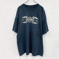 HARLEY DAVIDSON　ハーレーダビッドソン　半袖プリントTシャツ　黒　ブラック