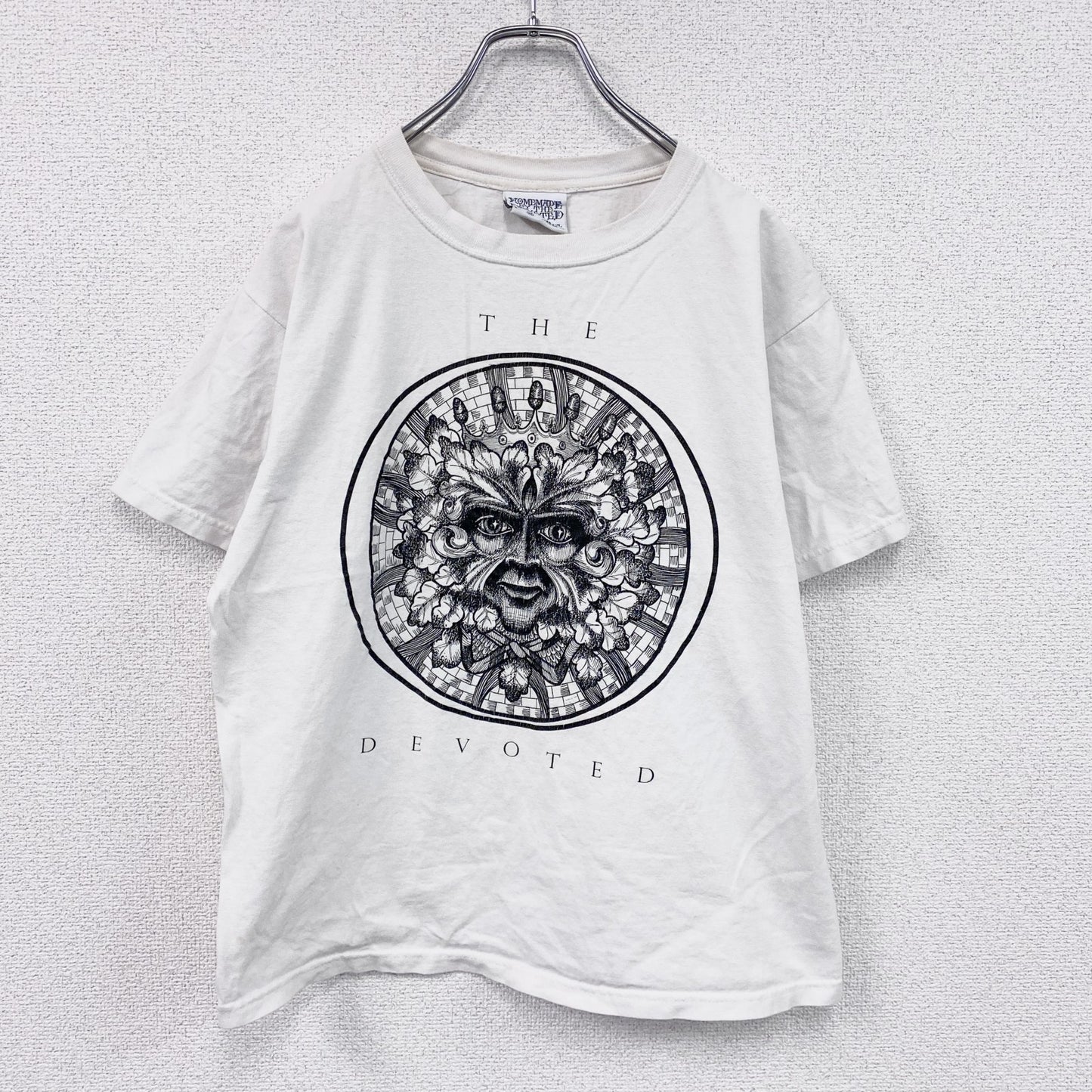HOMEMADE BY THE DEVOTED　半袖プリントTシャツ　DEVOTED　白　ホワイト　Mサイズ　
